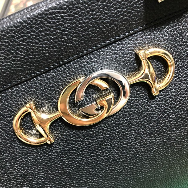 Gucci高仿專櫃女包 564714 古馳19春夏Zumi系列 Gucci中號單肩女包 Gucci全皮手提包  gqy3240